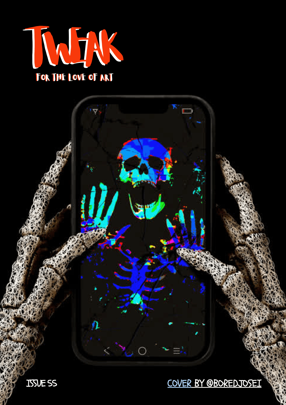 Tweak Zine Issue 55, cover by @boredjosei