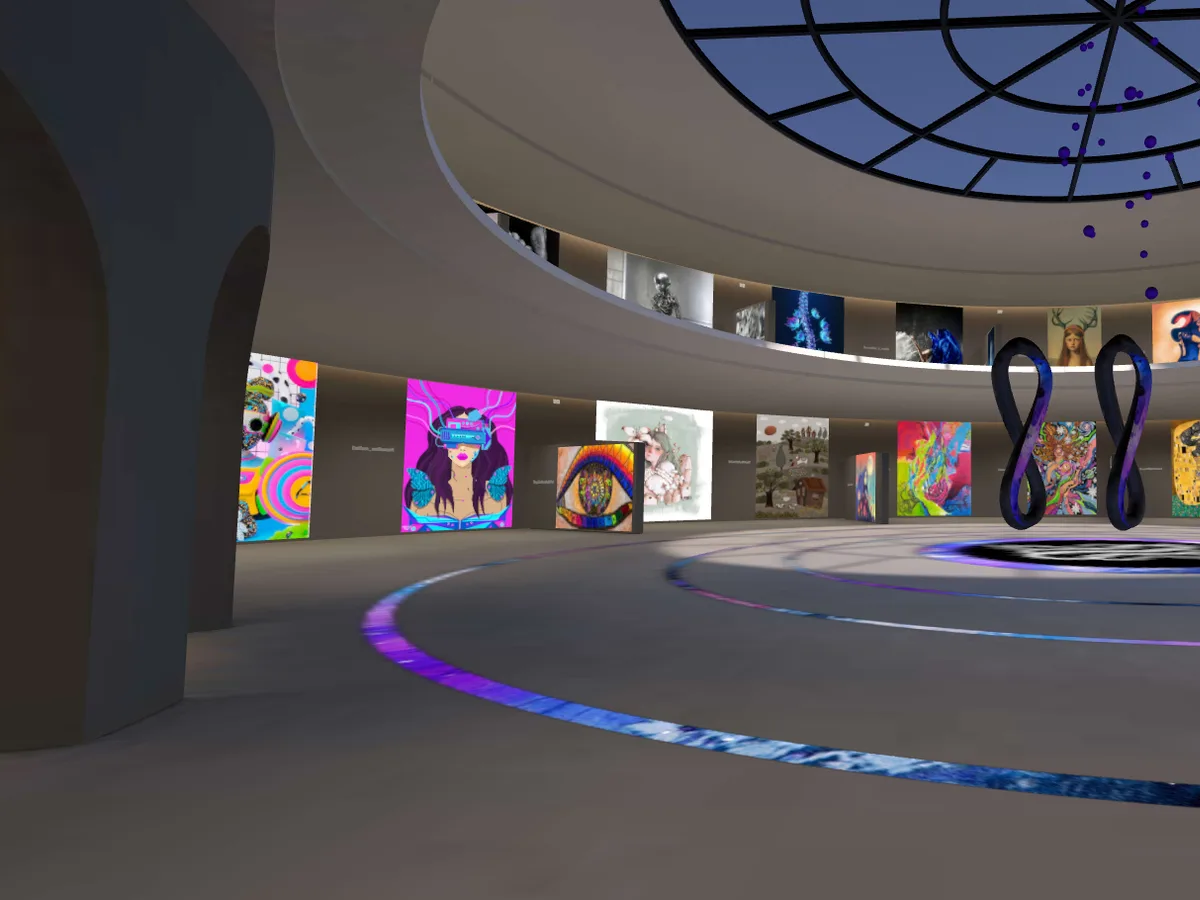 Inside the Verseum metaverse gallery