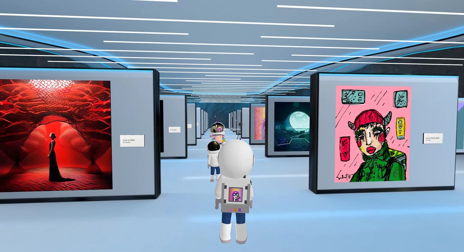 MoonMars in the metaverse