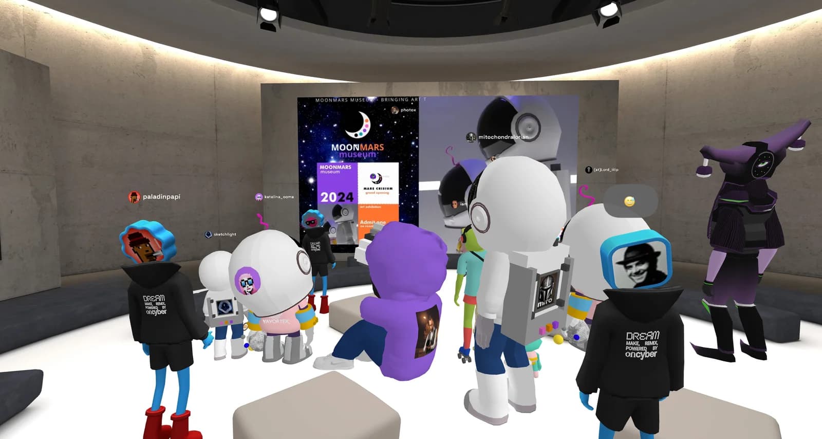MoonMars in the metaverse