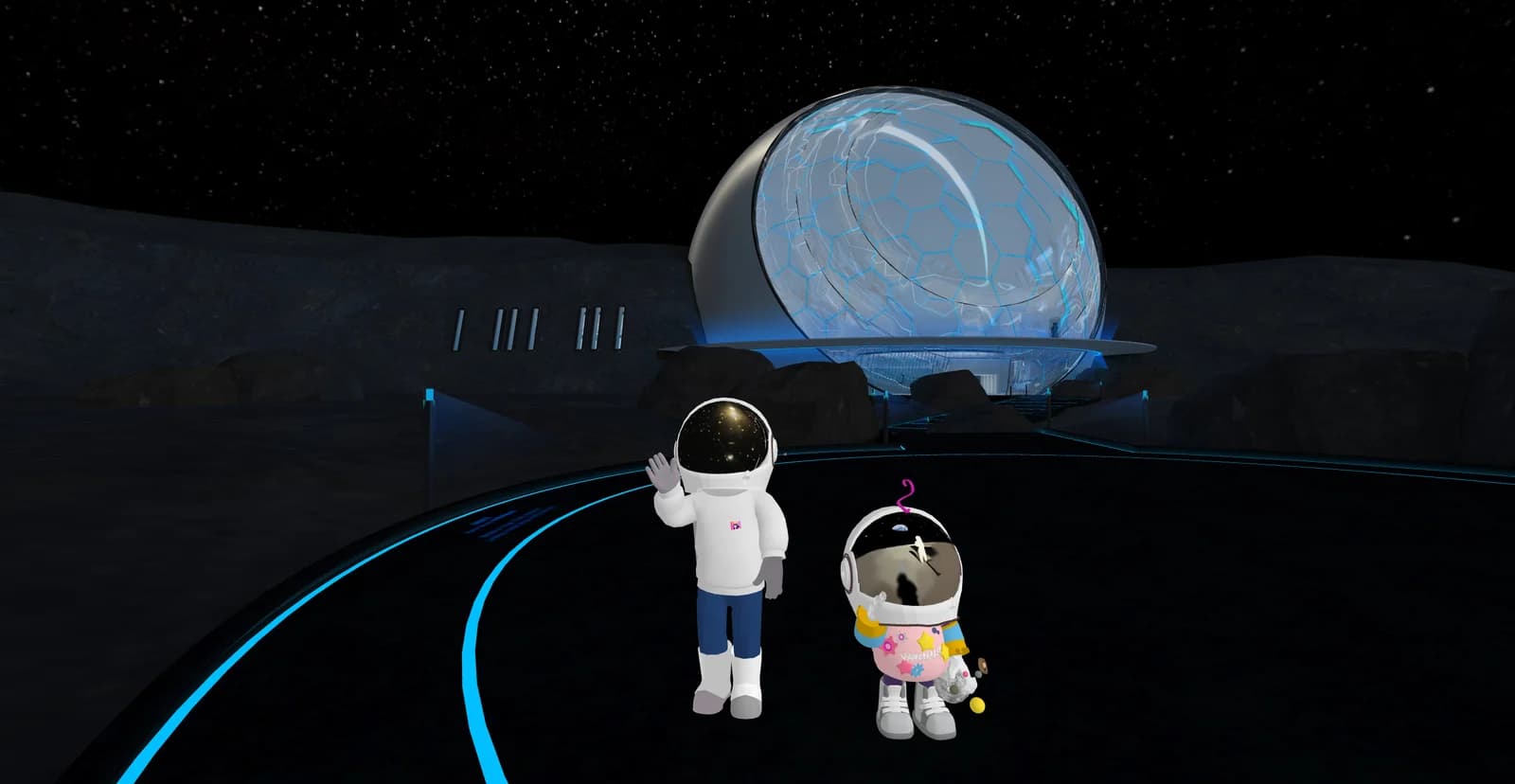 MoonMars in the metaverse