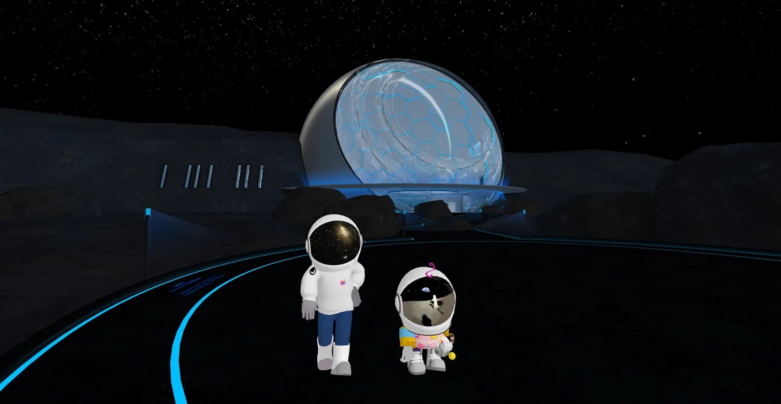 MoonMars in the metaverse
