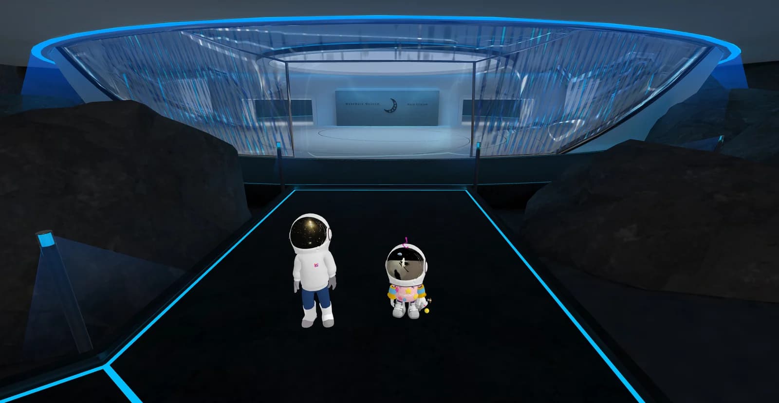 MoonMars in the metaverse
